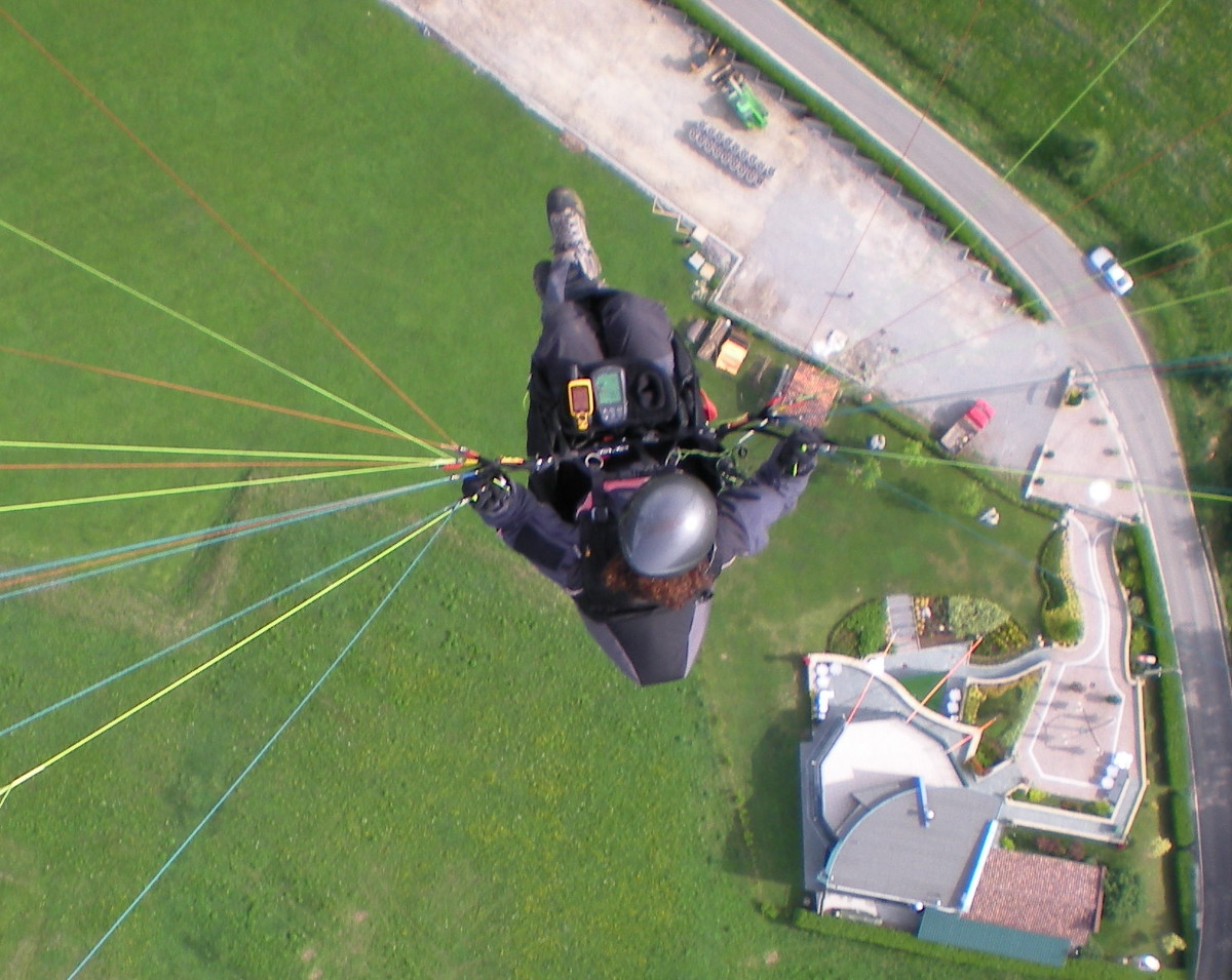 Barbara in volo sull'atterraggio - Rodolfo Saccani